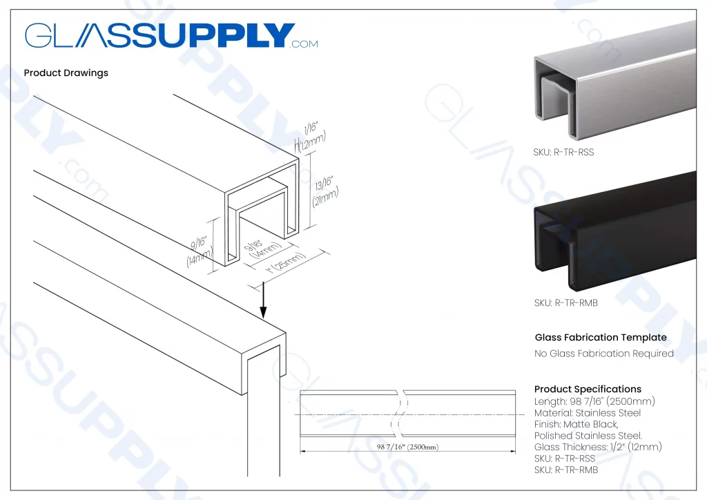 GS Low Profile Graspable Top Rail