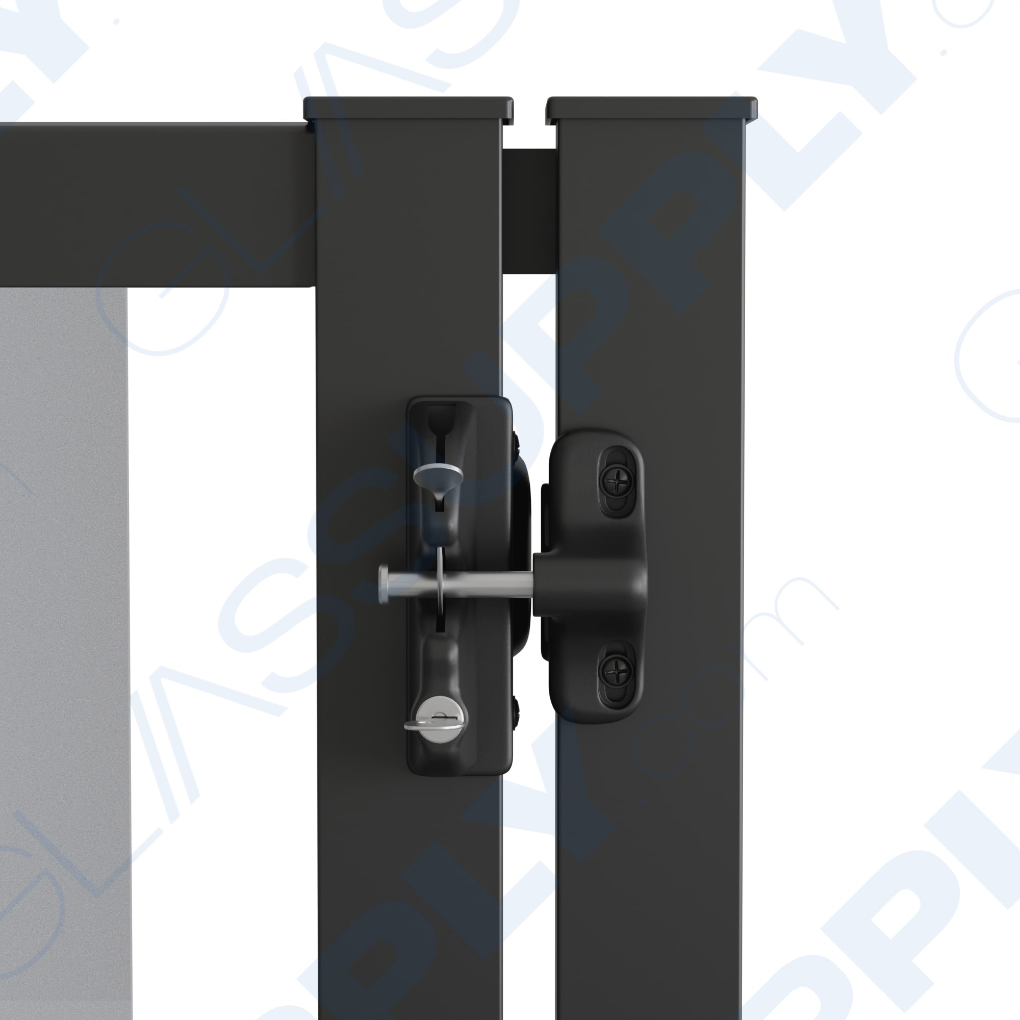 Aluminum Framed Railing Self Closing Door Latch