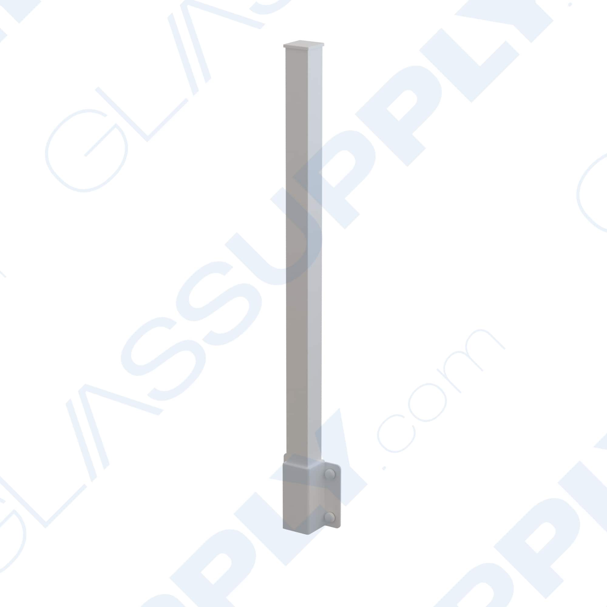Straight Fascia Mounted 2 1/4" Square Post Kit