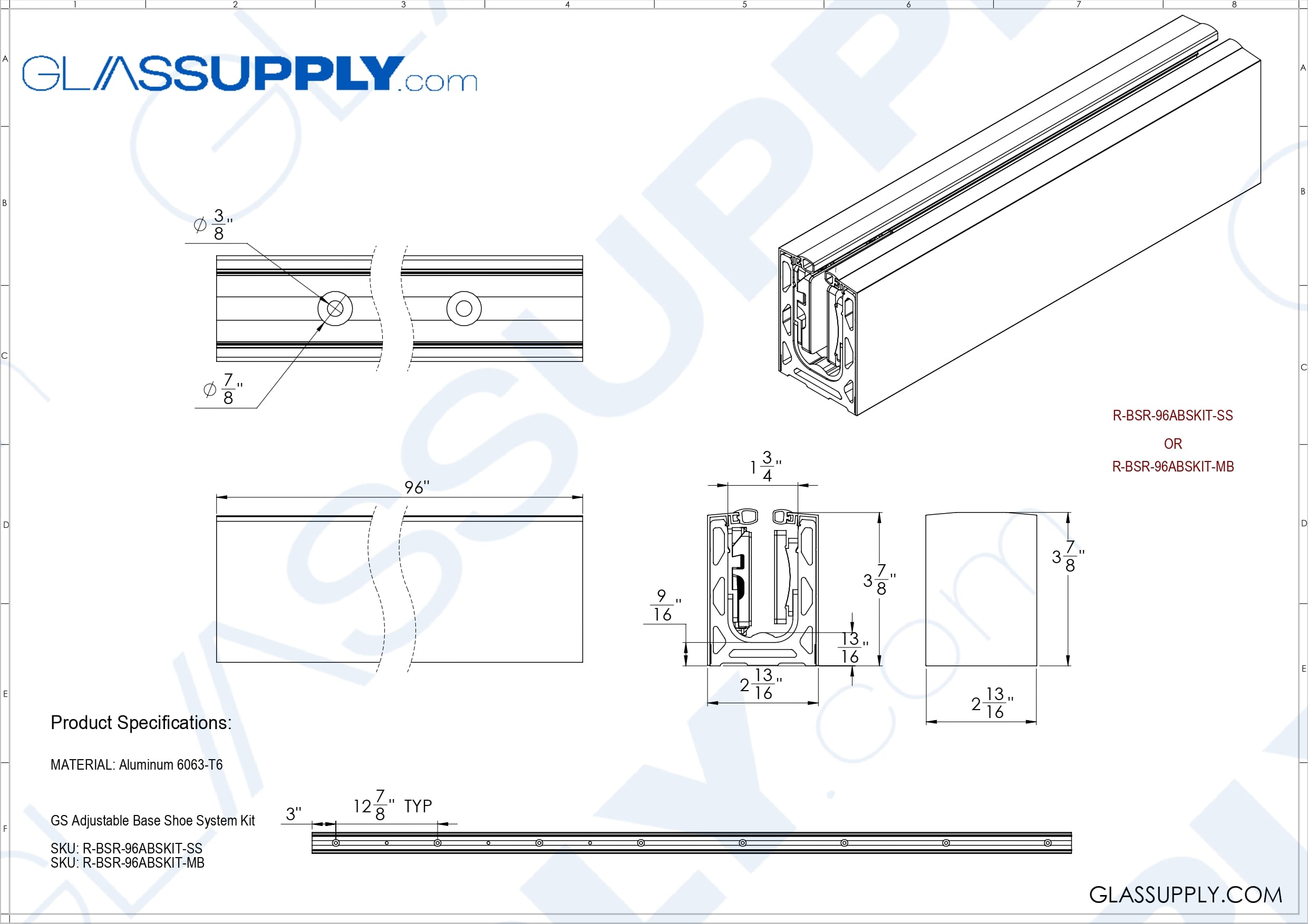 GS Adjustable Base Shoe System
