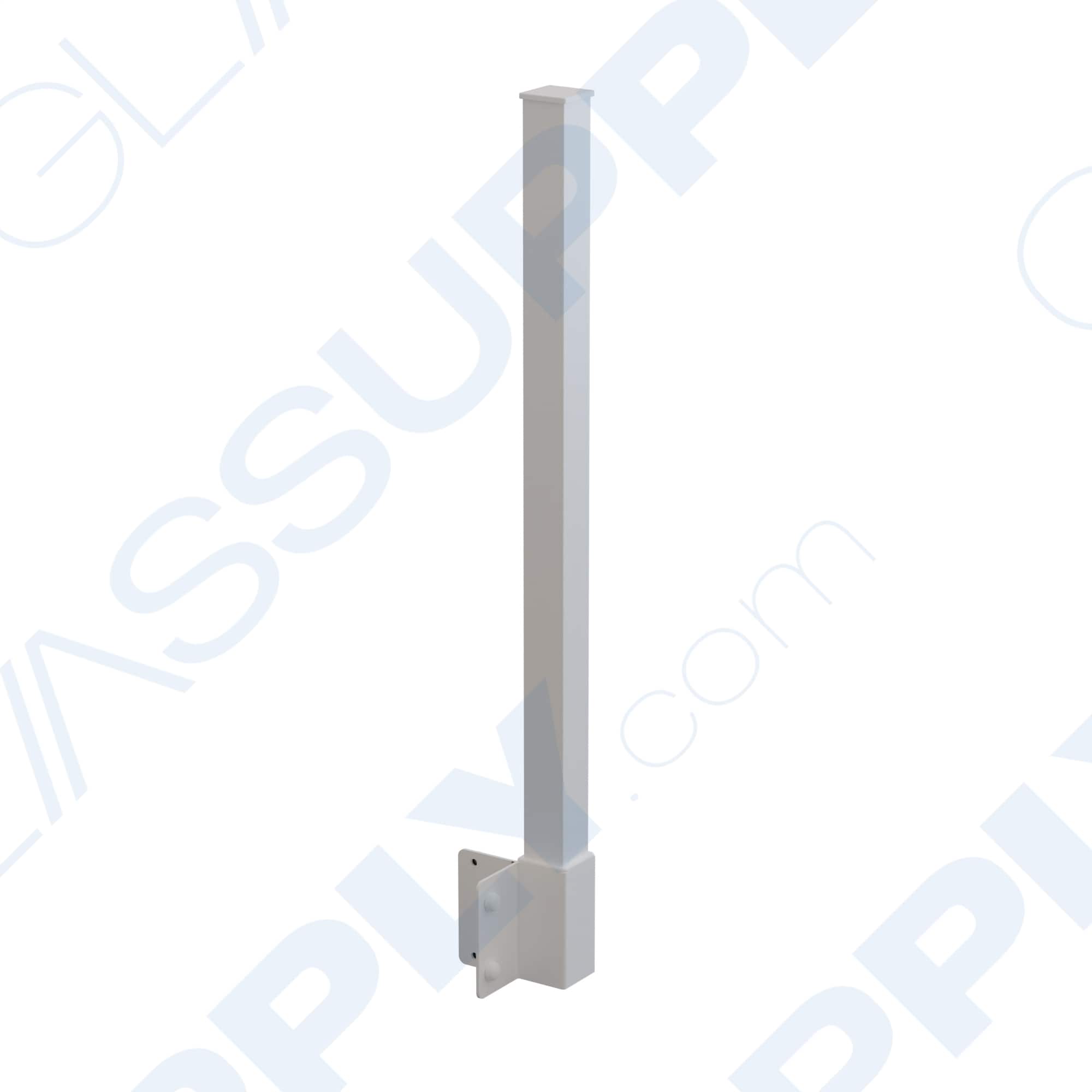 Outside Corner Fascia Mounted 2 1/4" Square Post Kit